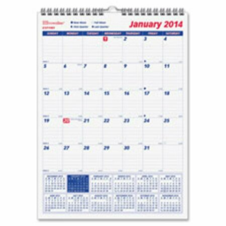 DAVENPORT & CO Wall Calendar - White - 8 in. x 11 in. DA3750686